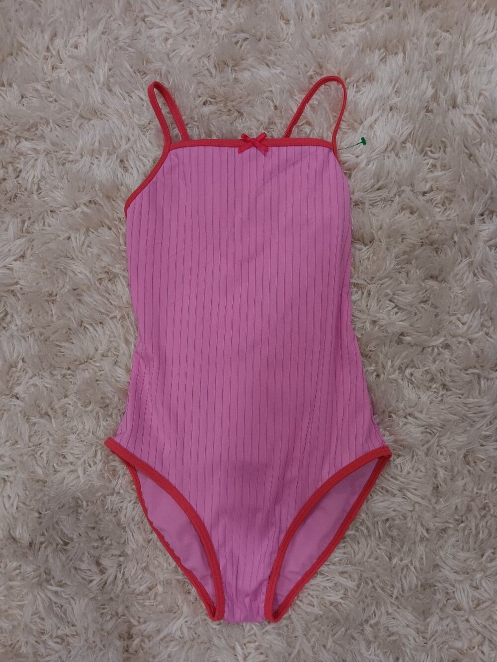 Girls Pink bathing suit / teen size 14 / Adjustable straps / NWT - Picture 2 of 2